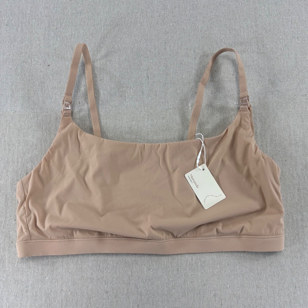 Momanda Warm Beige Hands Free Pumping Bra A127 Large NWT